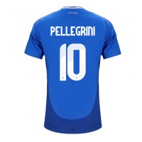 Camiseta Italia Lorenzo Pellegrini #10 Primera Equipación Replica Eurocopa 2024 mangas cortas